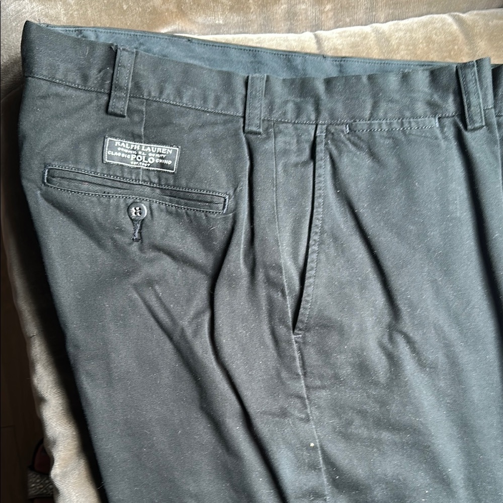 Polo by Ralph Lauren Black Chinos